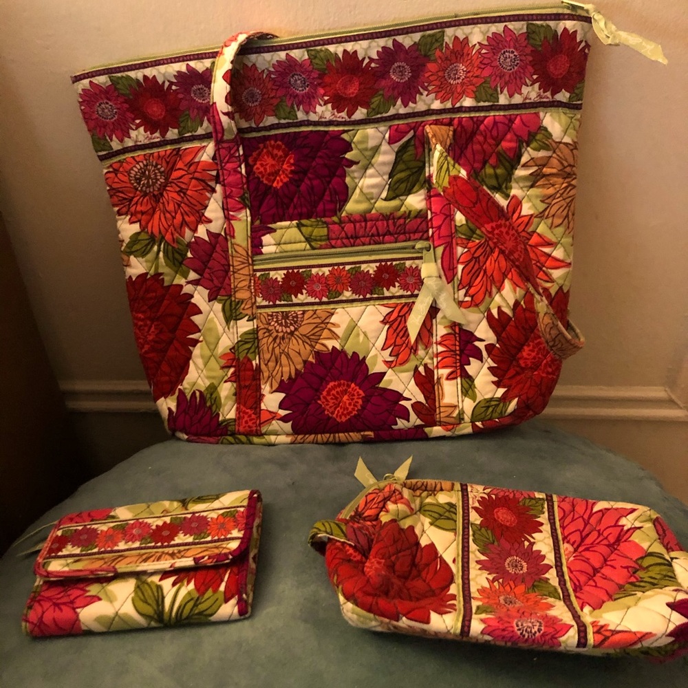 Vera Bradley 3 Piece Matching Set